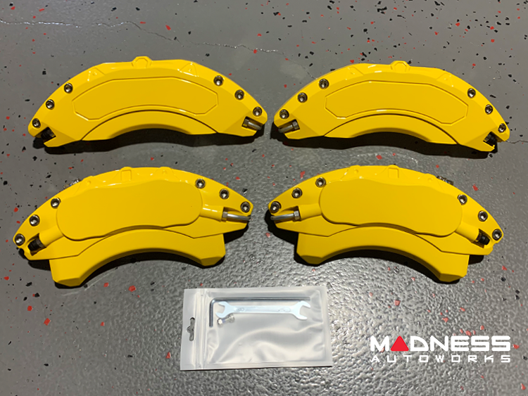 Dodge Hornet Brake Caliper Cover Kit - Set of 4 - Yellow